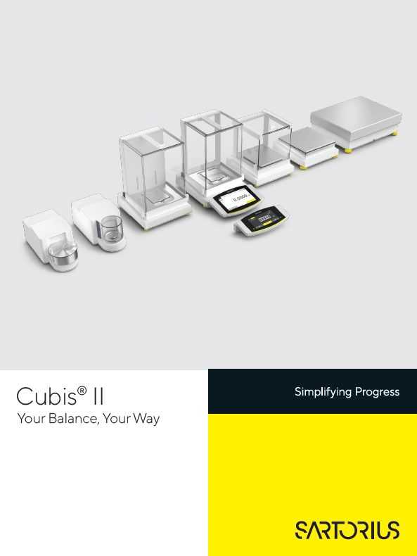 Cubis® II - vaša tehtnica, vaša izbira - Sartorius Croatia