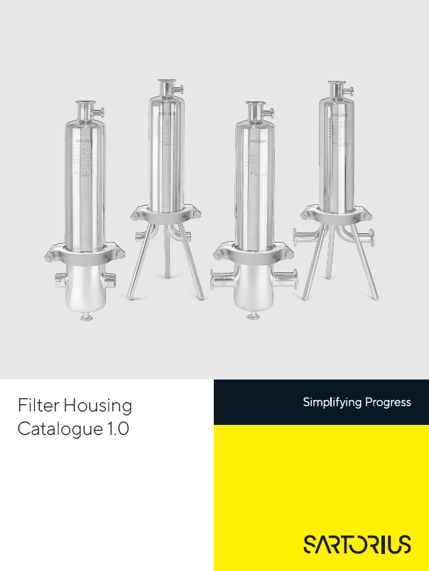 Filter Housing Catalogue - Sartorius Croatia