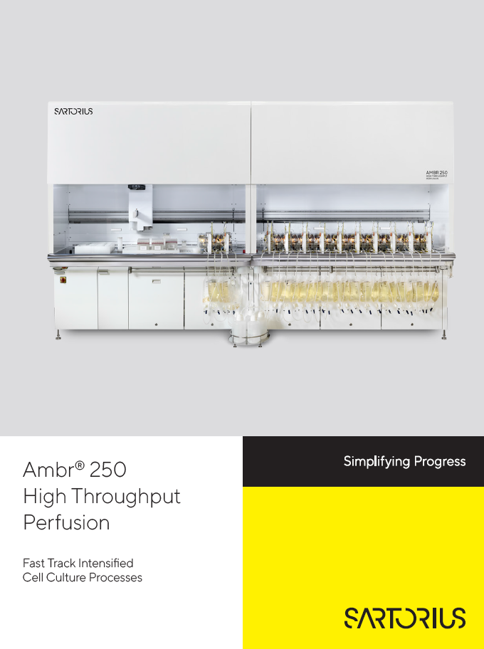 Ambr® 250 High Throughput Perfusion: Fast Track Intensified Cell Culture Processes - Sartorius Croatia