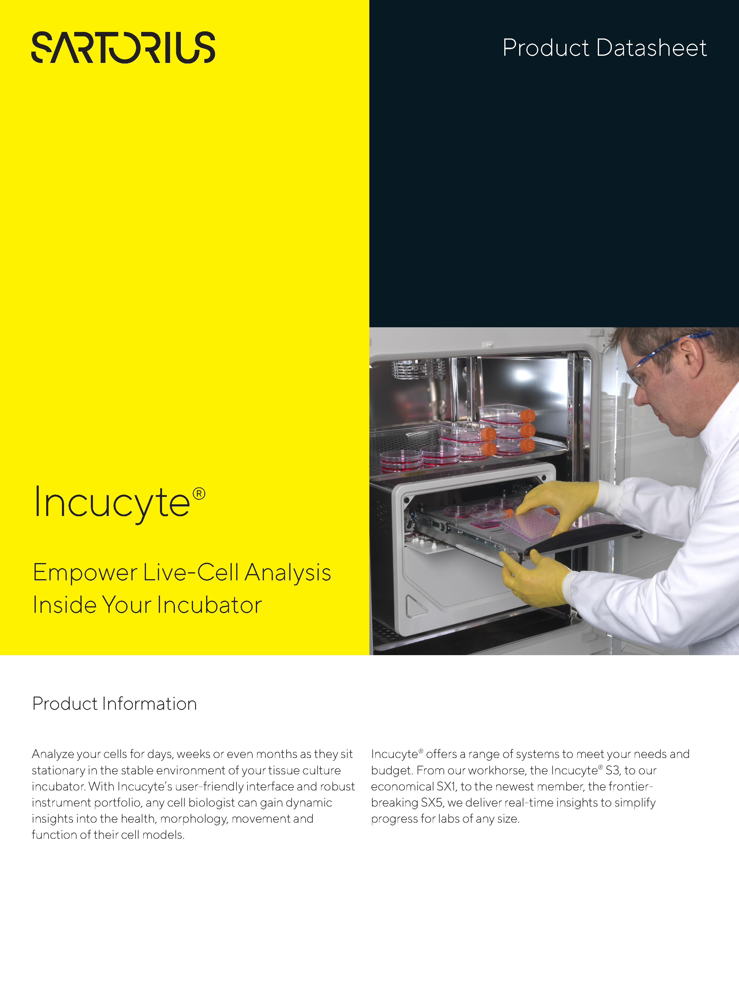 Incucyte® - Empower Live-Cell Analysis Inside Your Incubator - Sartorius Croatia