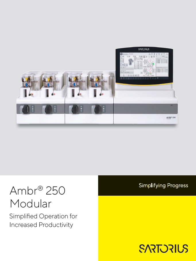 Ambr® 250 Modular: Simplified Operation for Increased Productivity - Sartorius Croatia