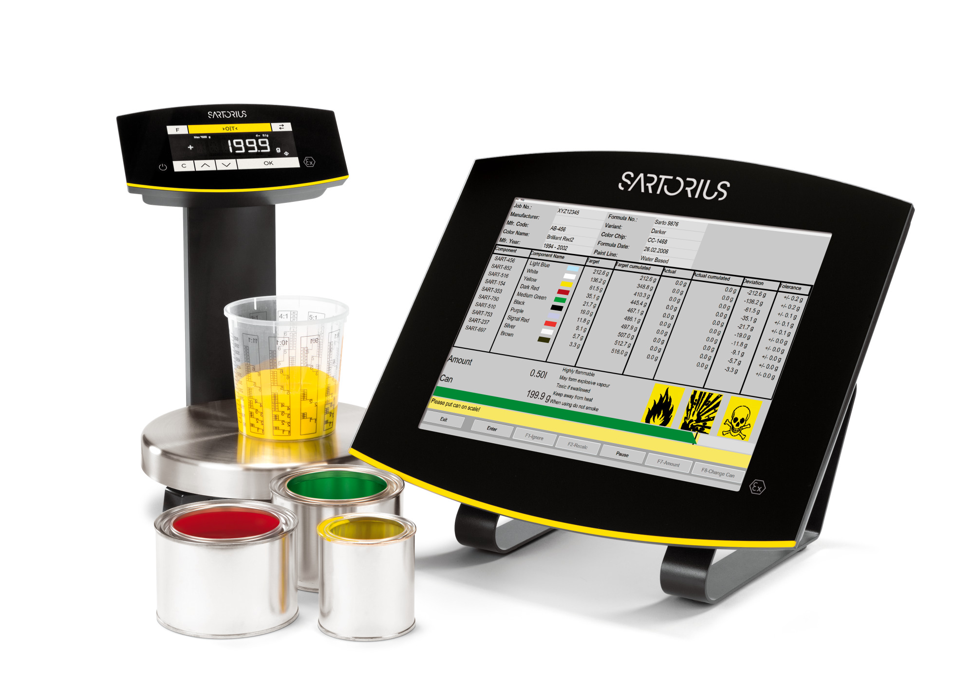 Terminals for Paint Mixing - Sartorius Croatia