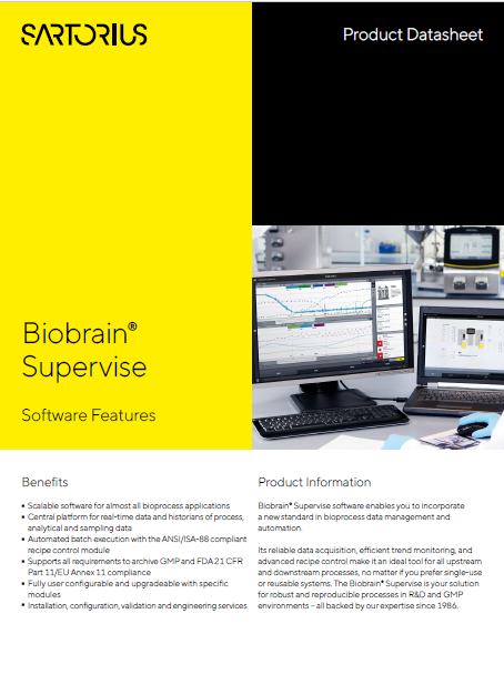 Biobrain® Supervise Software - Sartorius Croatia