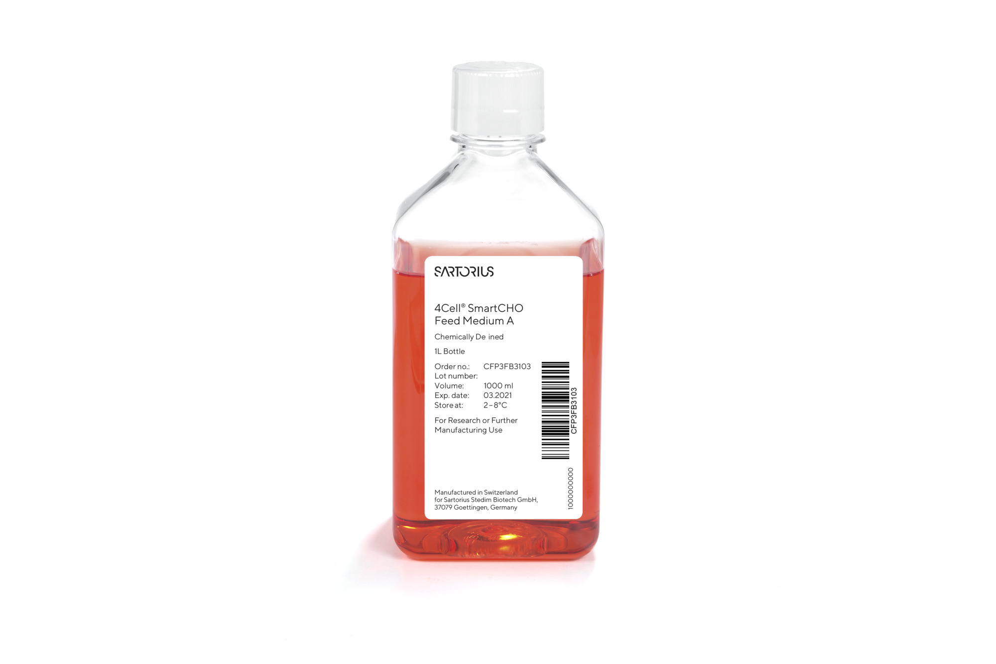 4Cell® XtraCHO Feed Medium A & B - Sartorius Croatia