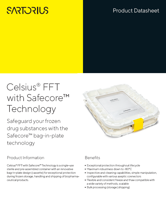 Celsius® FFT vreće za zamrzavanje - Sartorius Croatia