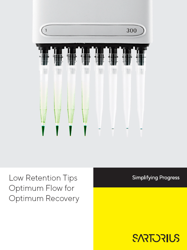 Low Retention nasveti pipete - Sartorius Croatia